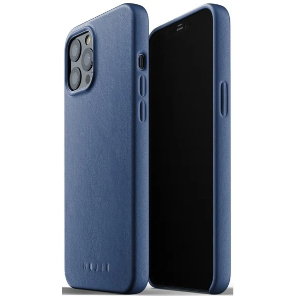 Чохол шкіряний MUJJO для iPhone 12 Pro Max Full Leather, Monaco Blue