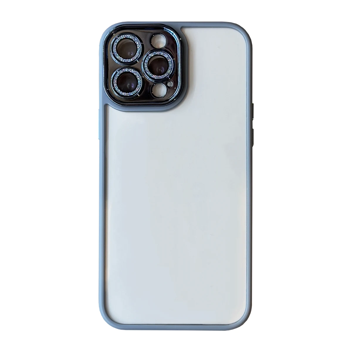 Чохол MaiKai Diamond Camera для iPhone 13 Pro Max (блакитний)