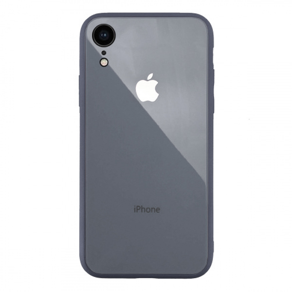 Чохол Glass+TPU Case для iPhone Xr Lavender Grey