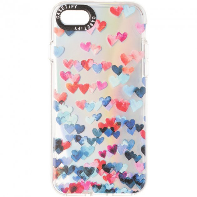 Чохол Holographic Print Case iPhone 7/8/SE Heart