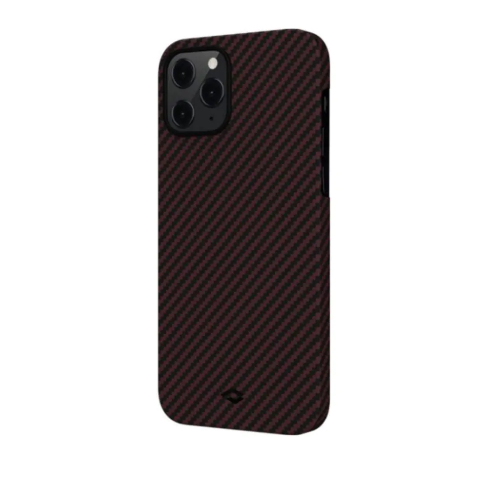 Чохол Pitaka MagEZ Case Twill Black/Red for iPhone 12 Pro (KI1203P)