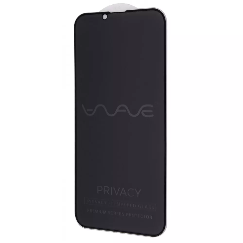 Захисне скло WAVE Privacy iPhone 13/13 Pro/14 (чорний)