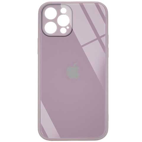 Чохол TPU+Glass GLOSSY Logo Full camera (opp) для iPhone 12 Pro Max - Lilac Pride