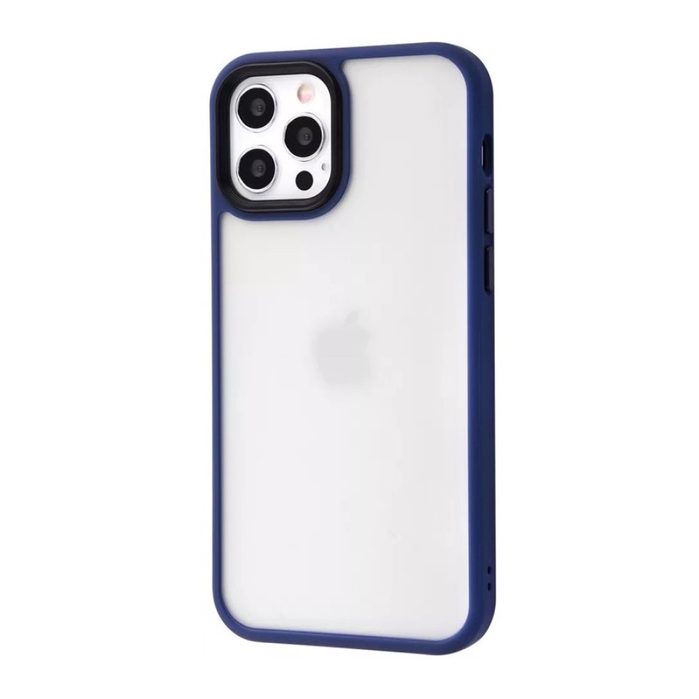 Чохол Shadow Matte Metal Buttons iPhone 13 (blue)