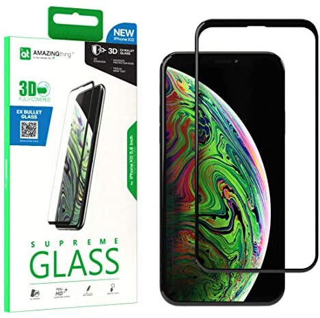 Захисне Скло Amazing Thing 3D Silicone Edge Glass для iPhone 12/12 Pro